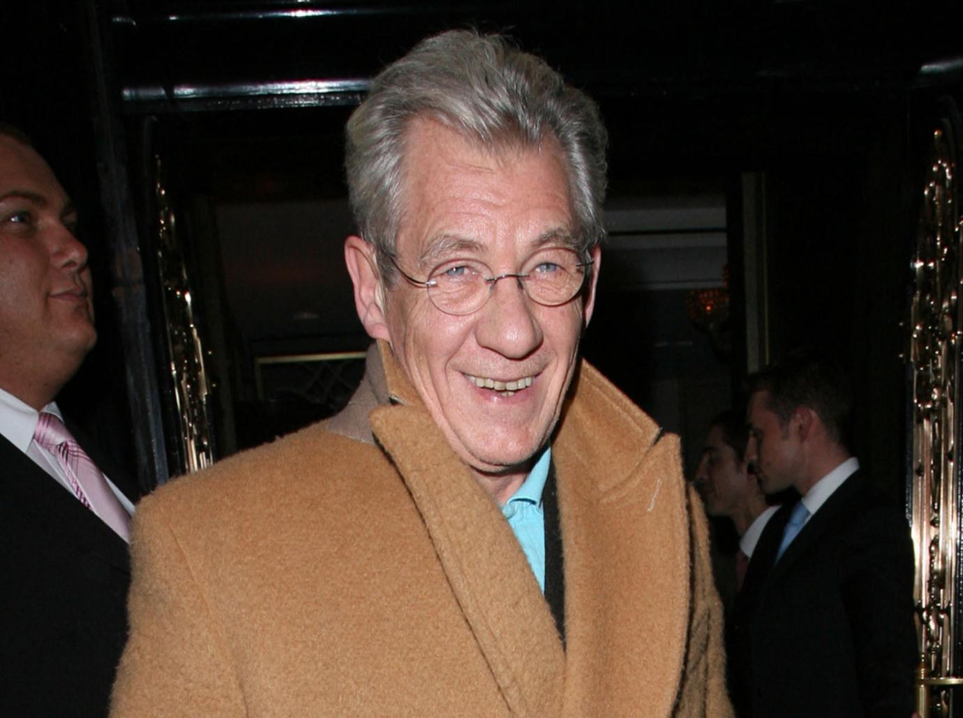 ian mckellen fall stage performance full recovery hospitalized