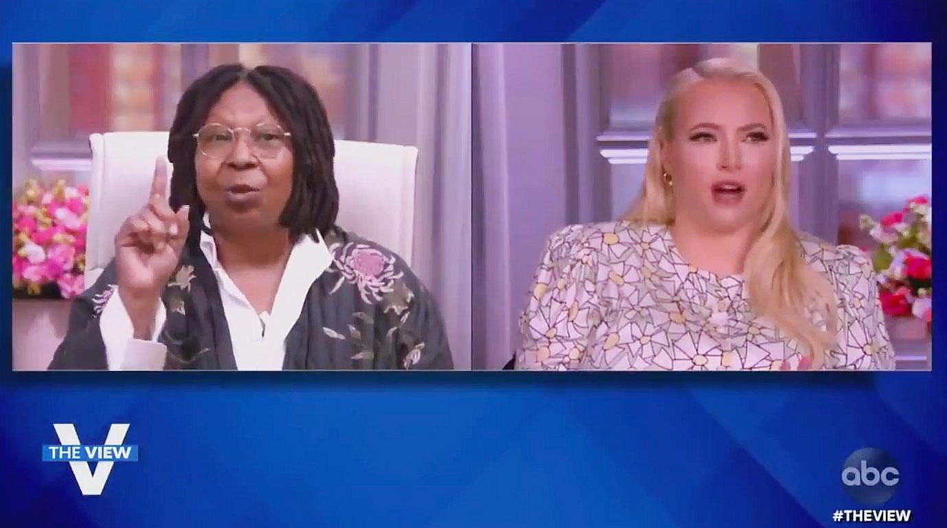 whoopi goldberg snaps the view cohost meghan mccain president apologies ok