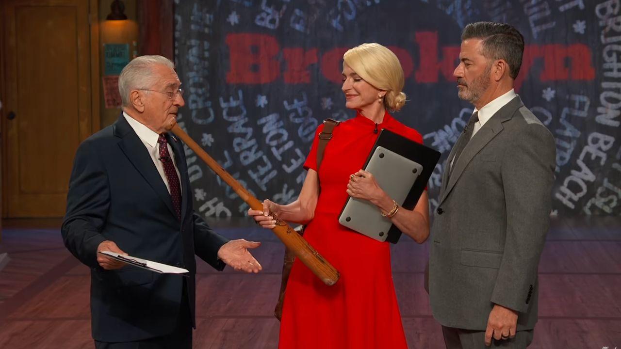 Image of Molly McNearney joined the sketch as Donald Trump aide Natalie Harp during the inspection.
