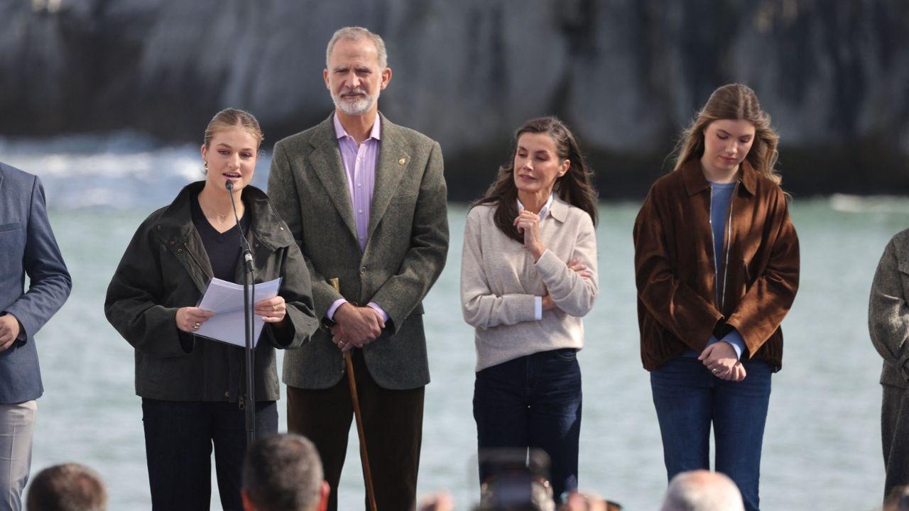 Image of Queen Letizia faced an unexpected fall at the 2026 Exemplary Town of Asturias Award.