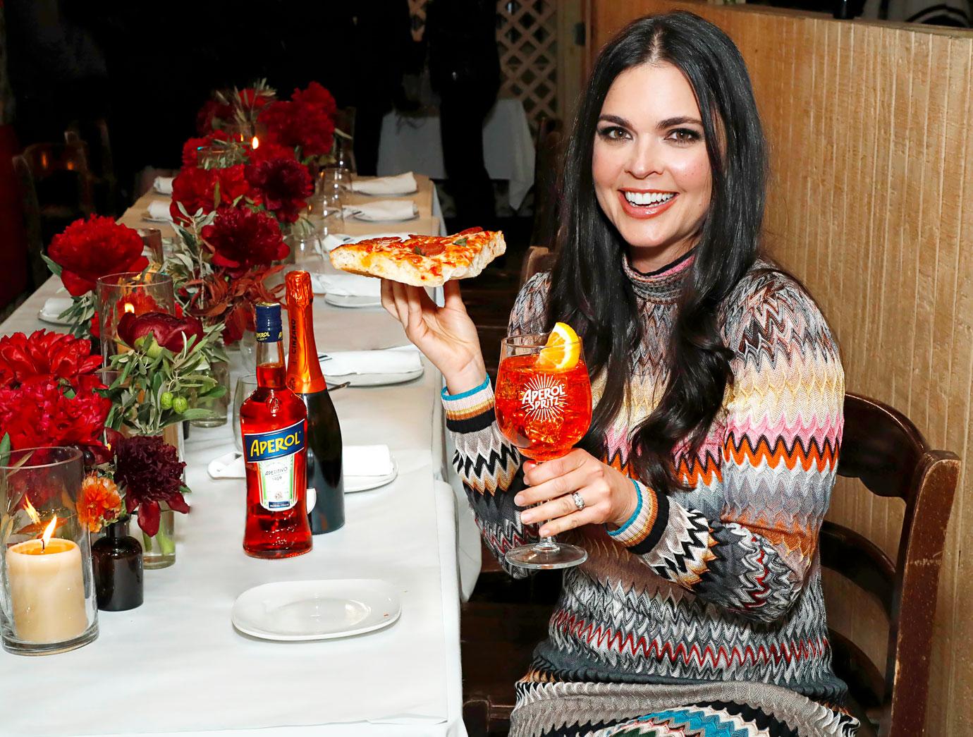 katie lee national pizza month aperol spritz