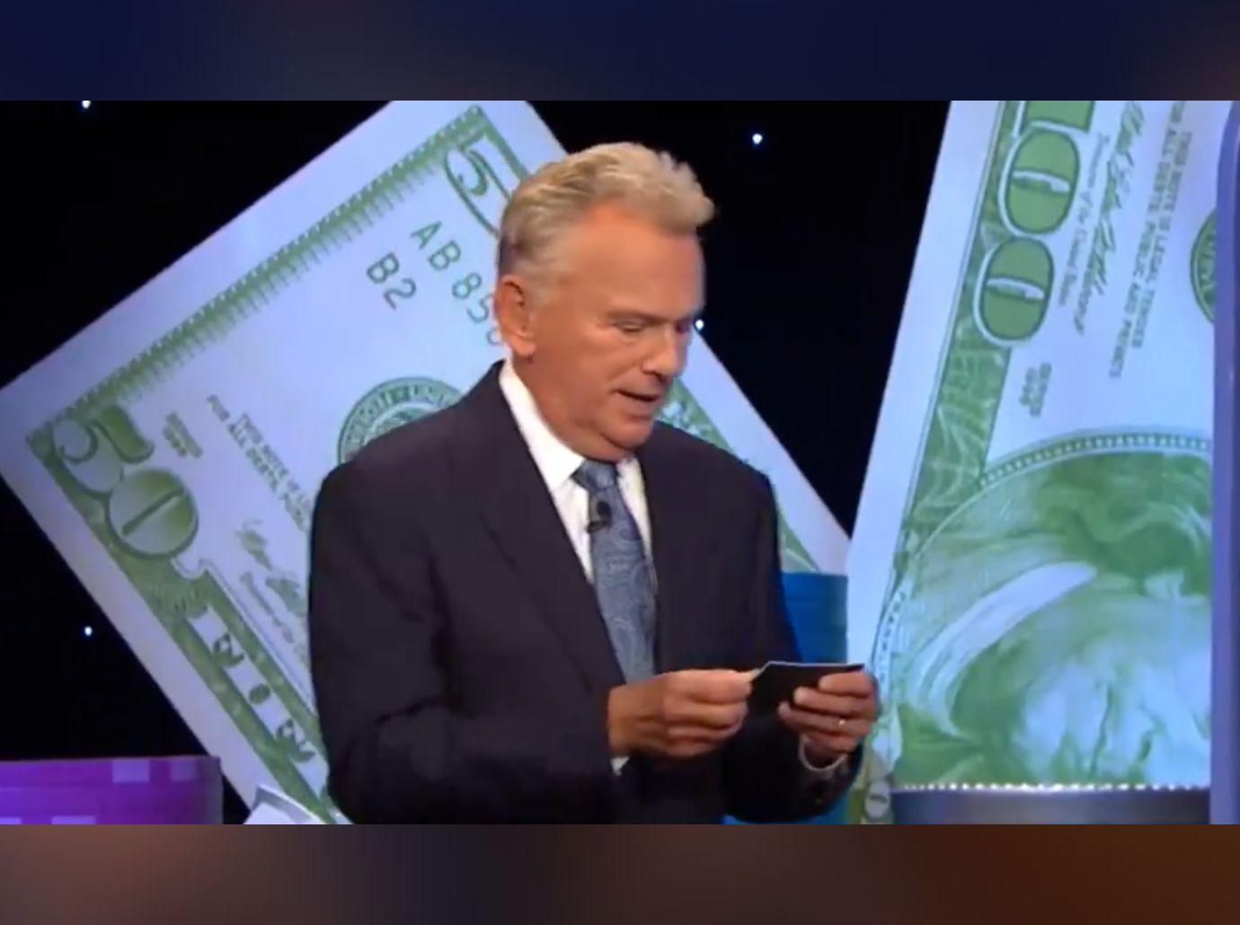 pat sajak laughs wheel of fortune contestants answer watch