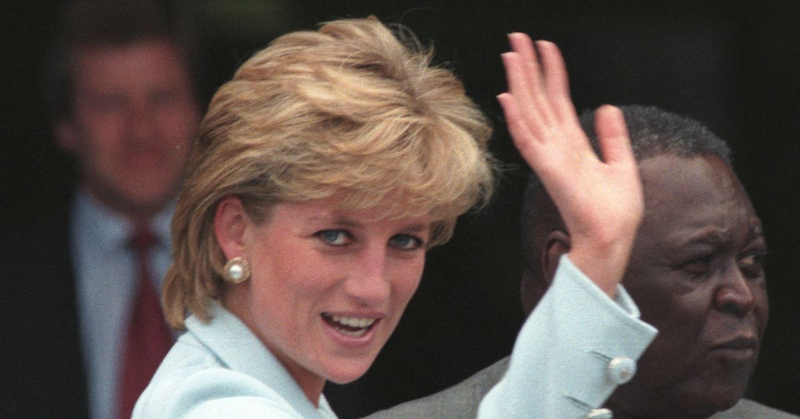 Photo of Princess Diana. 