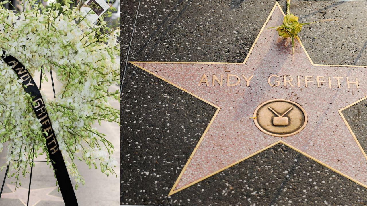Image of Andy Griffith's star on the Hollywood Walk of Fame