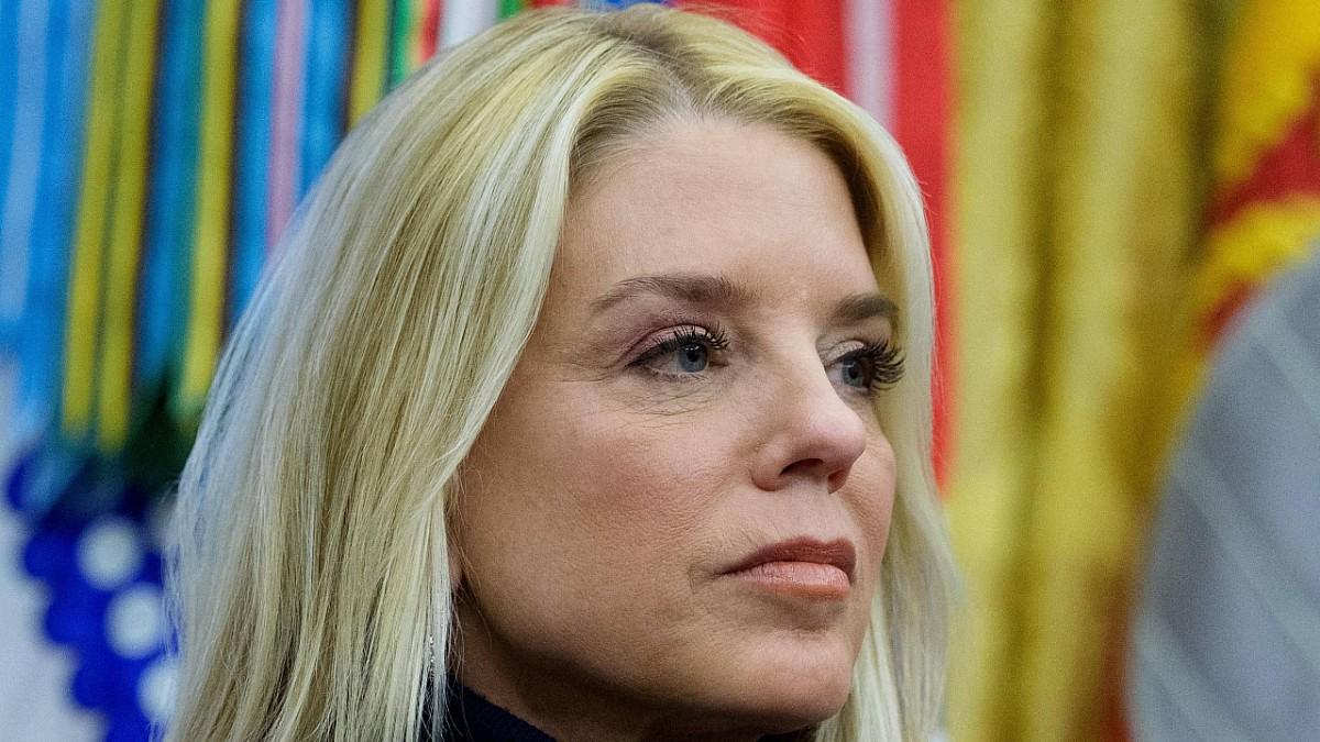 image of Pam Bondi's reps didn't reveal her location. 