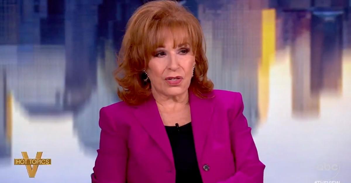 joy behar lashes donald trump