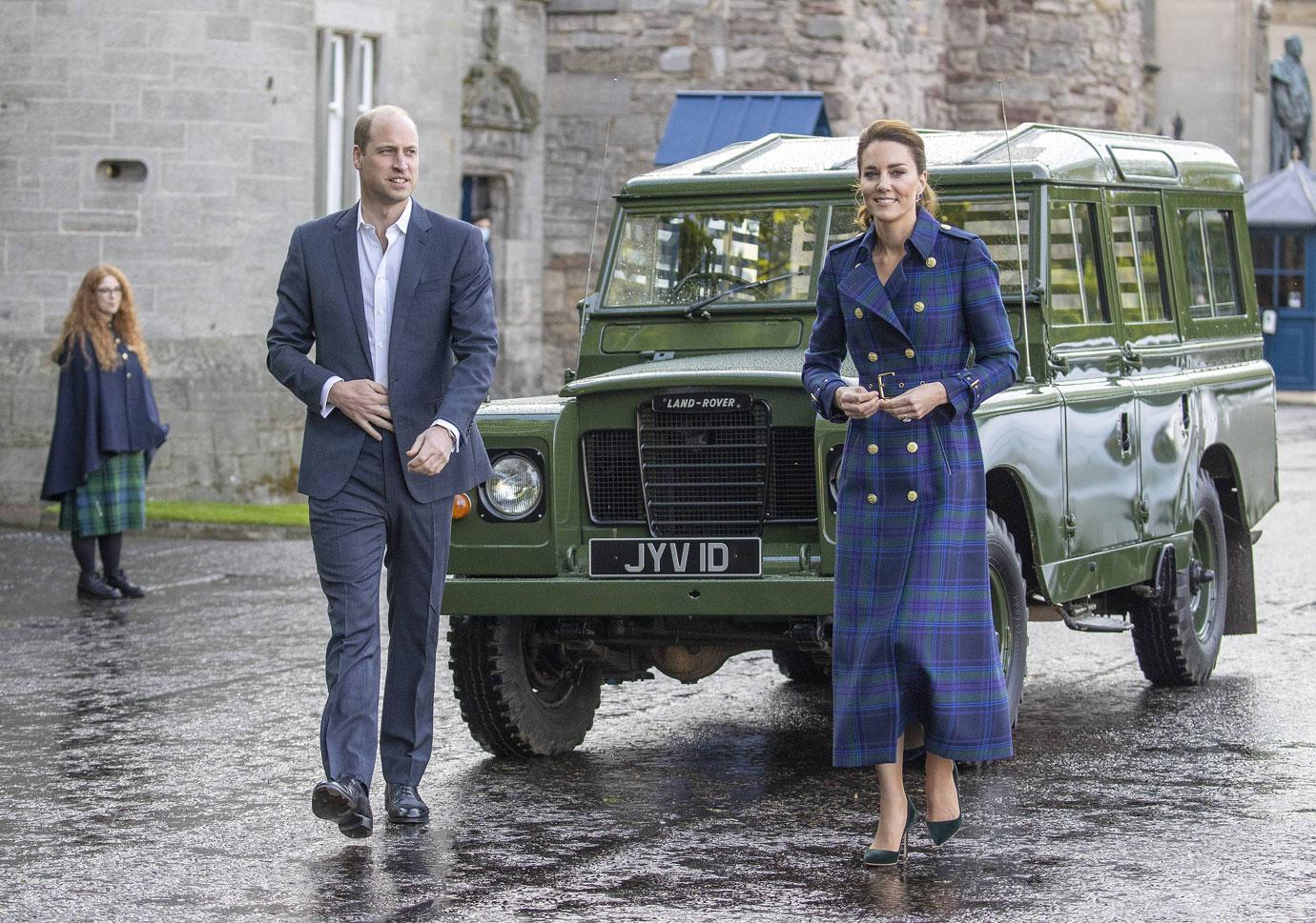 the duke and duchess of cambridge attend a drive in movie