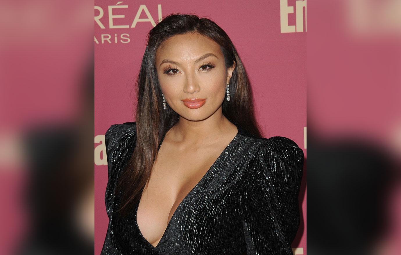 Jeannie Mai Wearing Black Gown