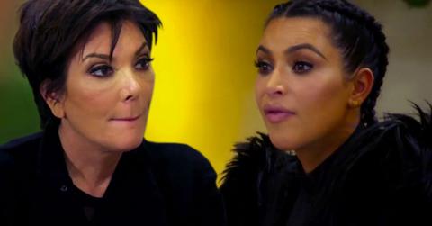 kris jenner angry kim kardashian