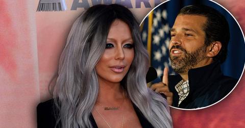 Aubrey O'Day with Inset of Donald Trump Jr.