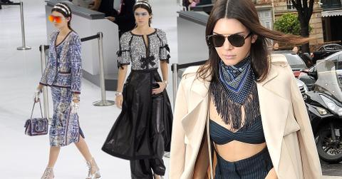 Kendall jenner chanel runway pfw kris corey gamble 03