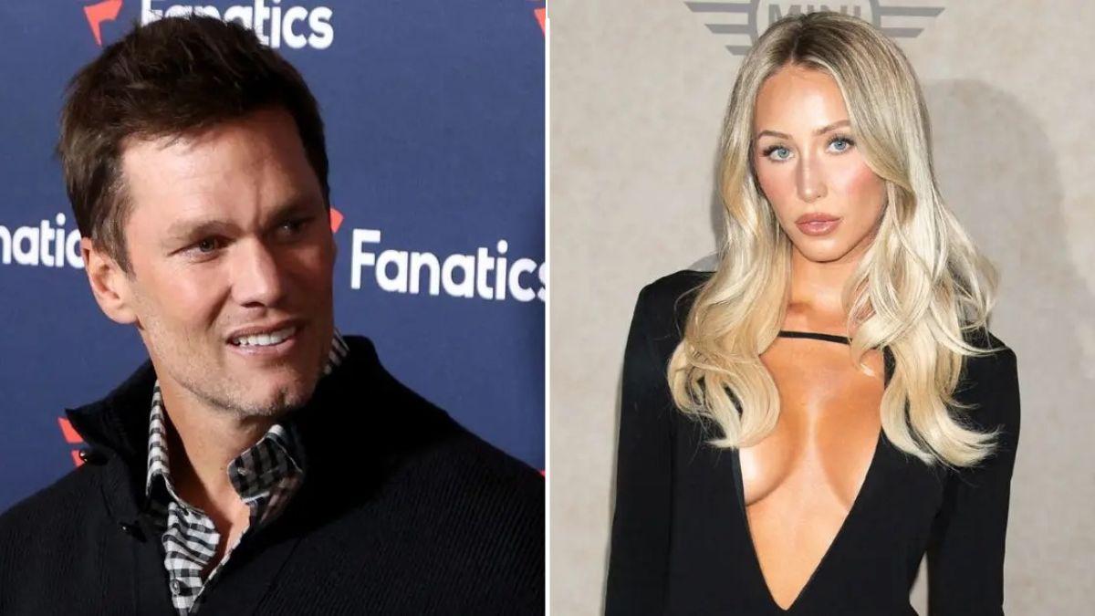 split image of Tom Brady and Alix Earle