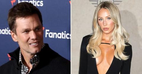 split image of Tom Brady and Alix Earle