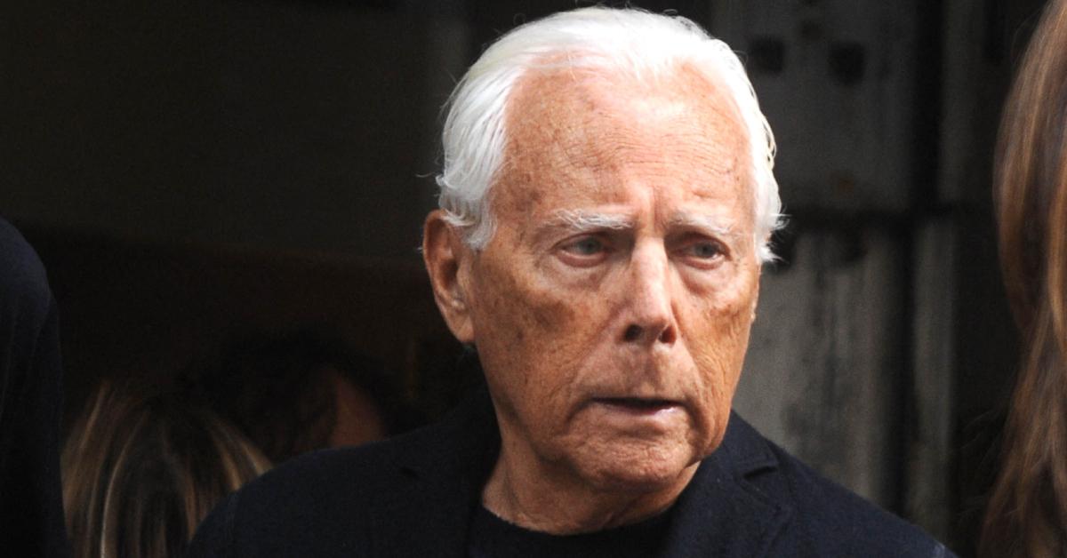 giorgio armani dead italian fashion designer age