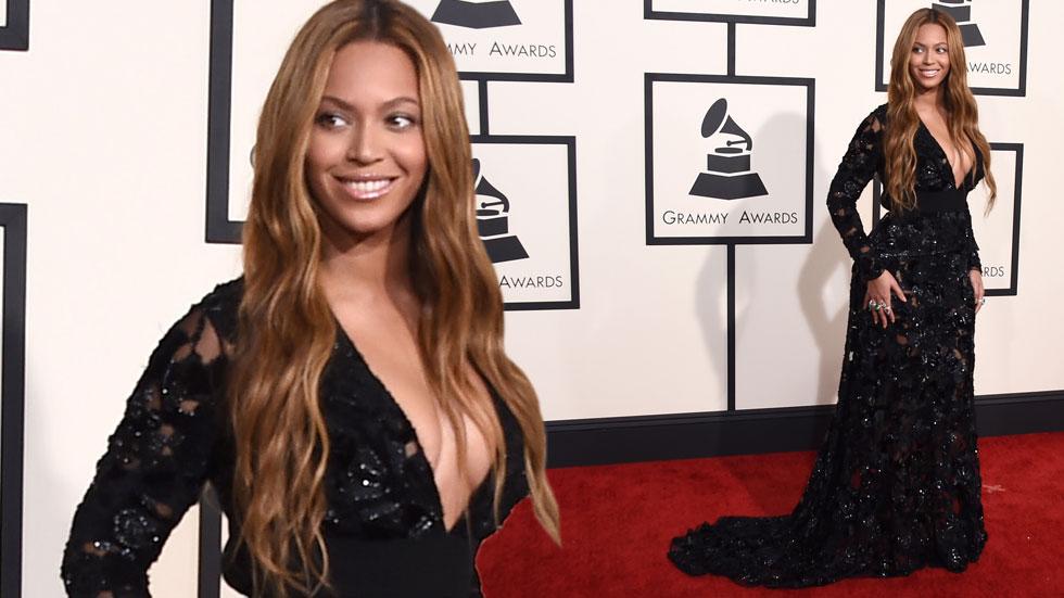 Beyonce 2015 grammy arrivals