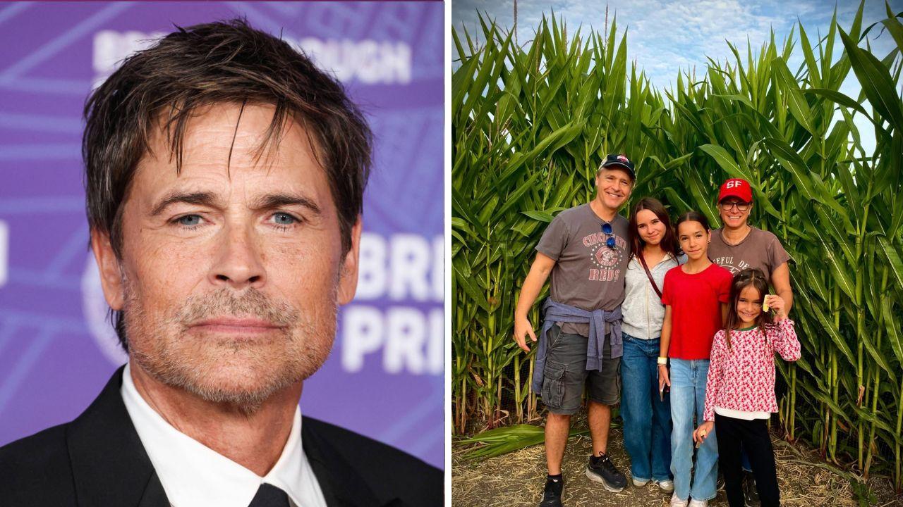 Image of Rob Lowe, Chad Lowe and family