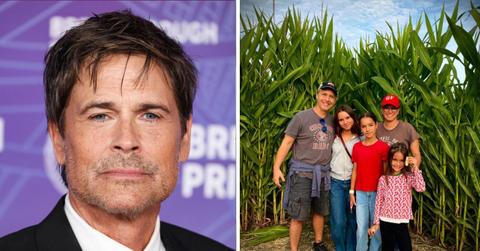 Image of Rob Lowe, Chad Lowe and family