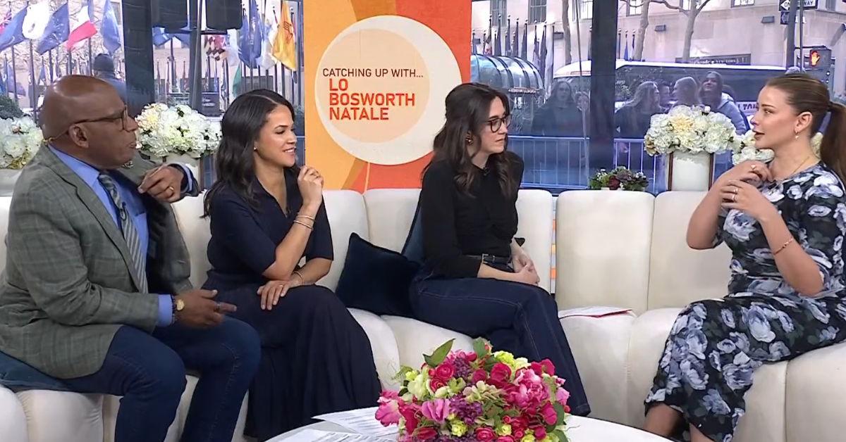 Al Roker Abruptly Stops 'Laguna Beach' Star Lo Bosworth From Having a Wardrobe Malfunction Mid-Interview: Watch
