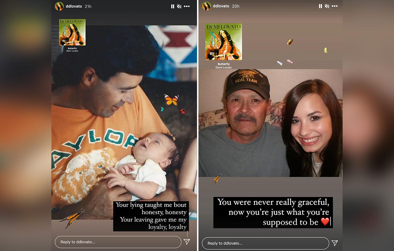 Demi Lovato Reflects On Relationship With Late Dad Patrick