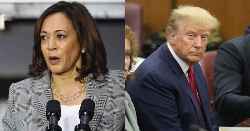 Kamala Harris Says Donald Trump's Rhetoric Is Similar To Adolf Hitler