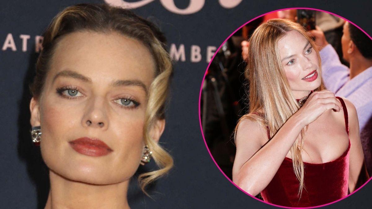 margot robbie corset dress close call paris