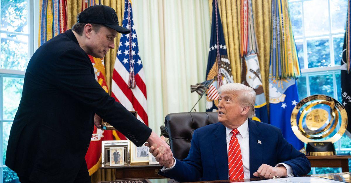photo of Donald Trump said he 'likes' Elon Musk despite their differences