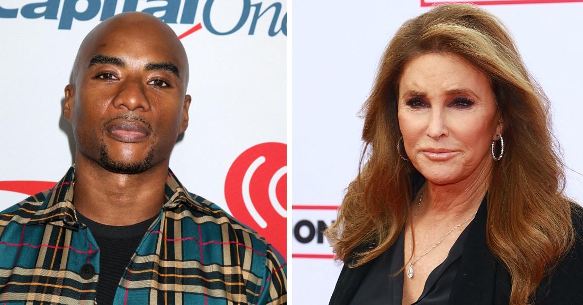 Split photo of Charlamagne Tha God and Caitlyn Jenner.