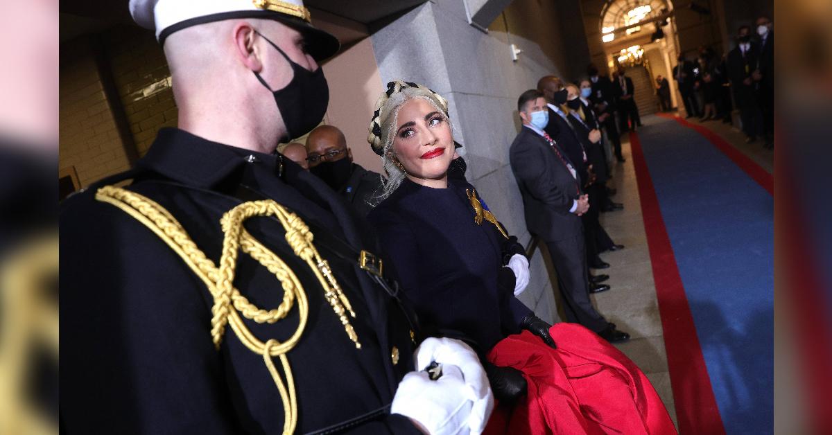 lady gaga reveals she wore bulletproof dress while singing national anthem at joe biden inauguration