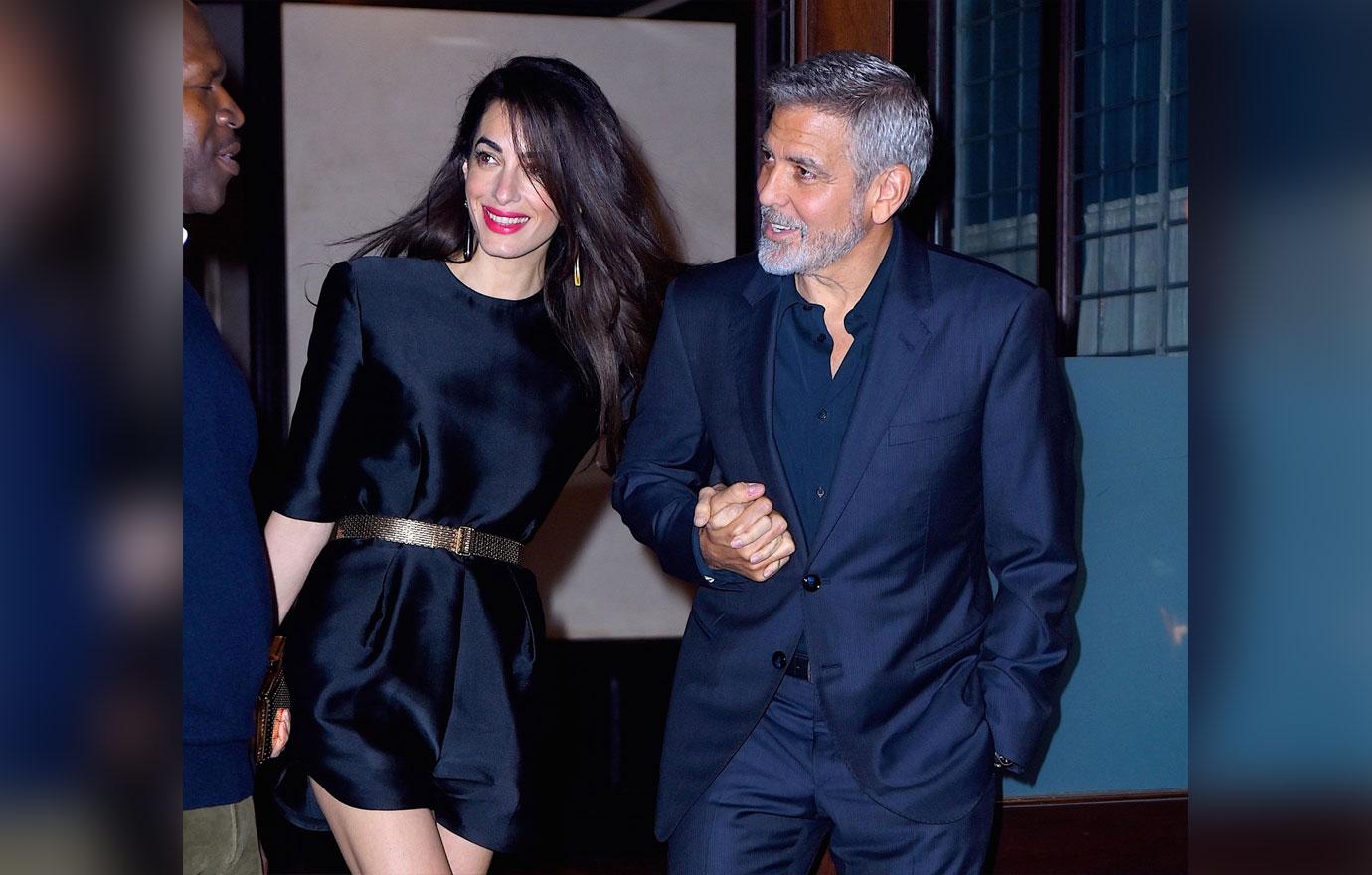 amal clooney celebrates george birthday pics 05