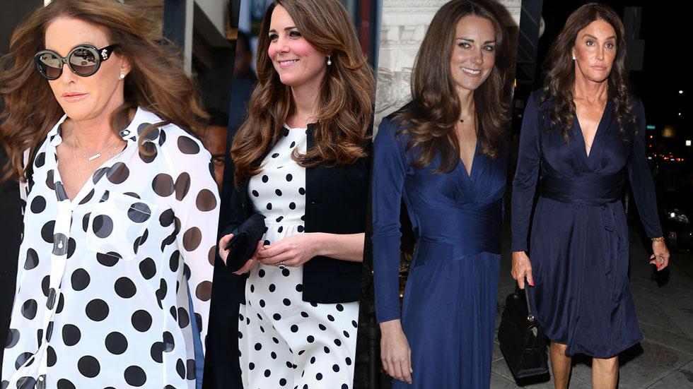 Caitlyn jenner kate middleton style twins