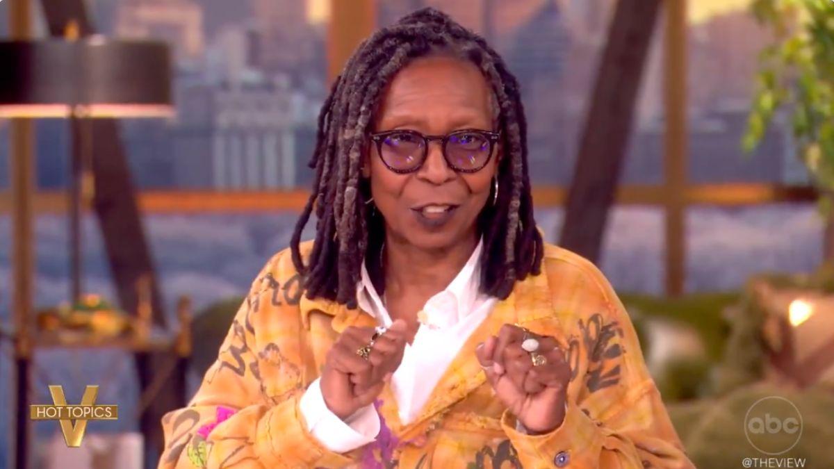 Photo of Whoopi Goldberg had to break up two arguments in the same episode.