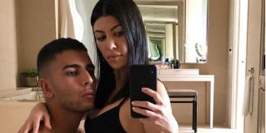 Kourtney Kardashian Straddles Boyfriend Younes Bendjima in Her