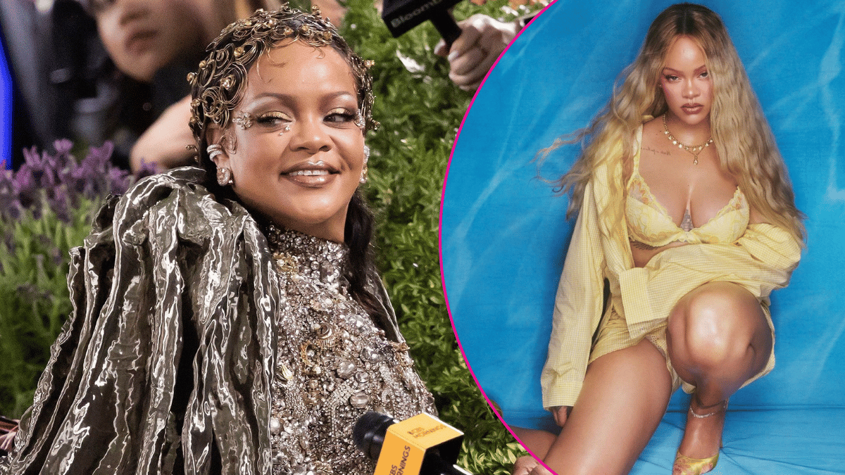 Image of Rihanna stuns in recent modeling shots. 