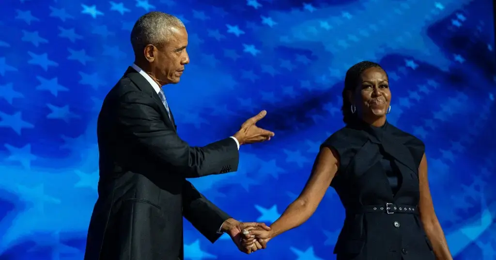 Photo of Barack Obama and Michelle Obama