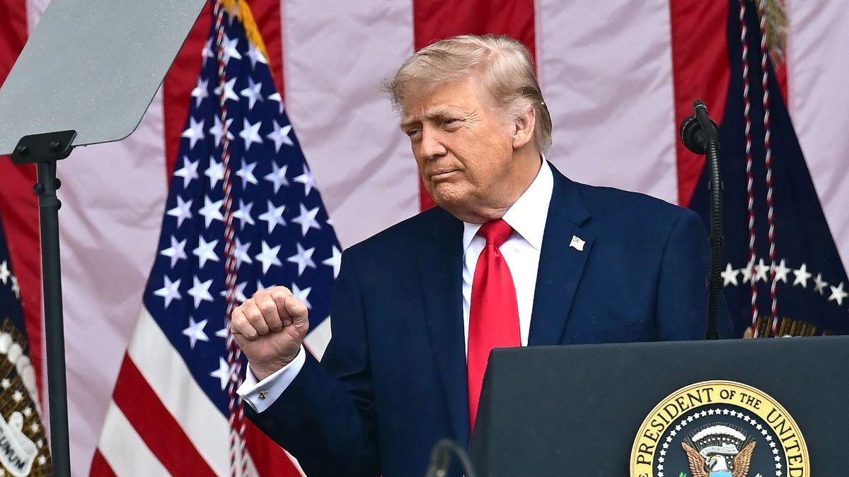 Image of Donald Trump is days away from his 80th birthday.