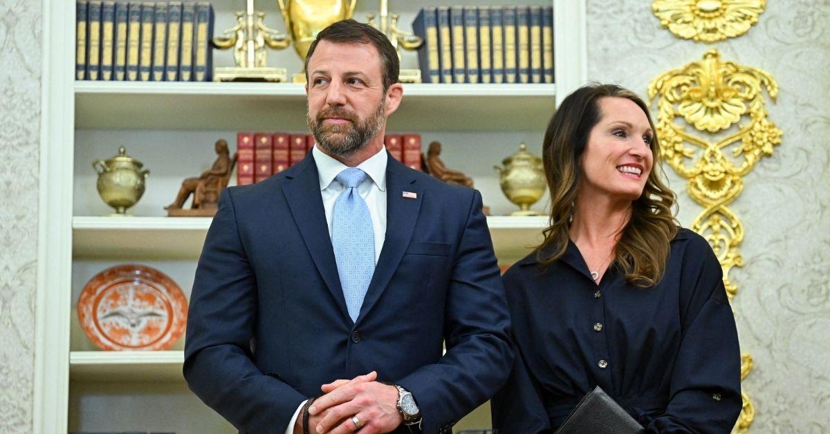 image of Donald Trump joked about Christie Mullin at a White House event.