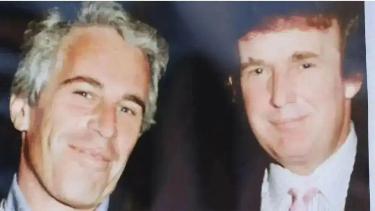 image of Donald trump and Jeffrey epstein