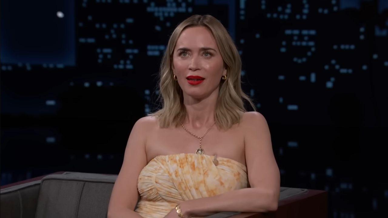 image of Emily Blunt recalled that Meryl Streep joined guests in dancing to ABBA's 'Mamma Mia' during her 2010 wedding to John Krasinski in Lake Como, Italy.