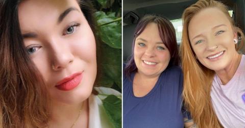 Composite photo of Amber Portwood, Catelynn Lowell and Maci Bookout