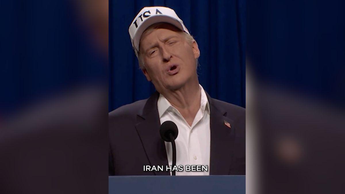 image of Donald Trump was mocked on 'SNL.'