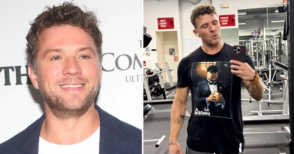 Two photos of Ryan Phillippe.