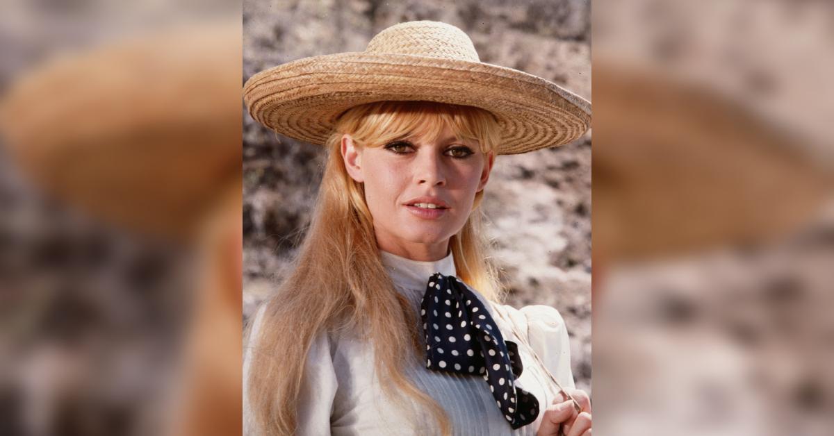 Image of Brigitte Bardot gave birth to her son, Nicolas-Jacques Charrier in January 1960.