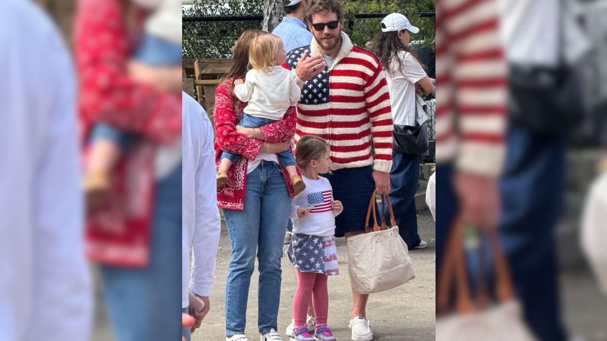 Image of Katherine Schwarzenegger and Chris Pratt appeared to be in a great spirits while they attended the Fourth of July parade.