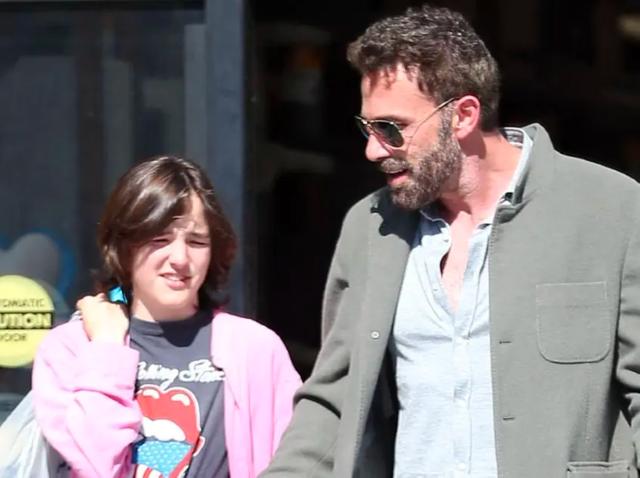 Ben Affleck Carries Cigarette Carton While Picking His Kids Up In L.A.