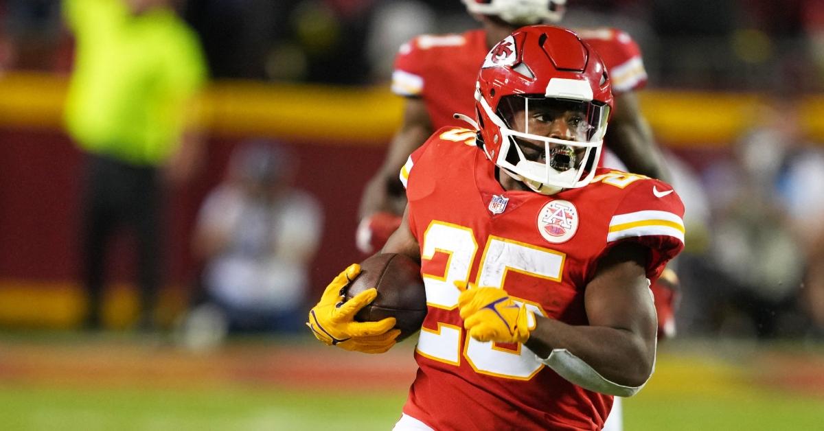 Photo of Clyde Edwards-Helaire called Taylor Swift to assure her 'overserved' Travis Kelce was safe after the 2024 parade shooting.