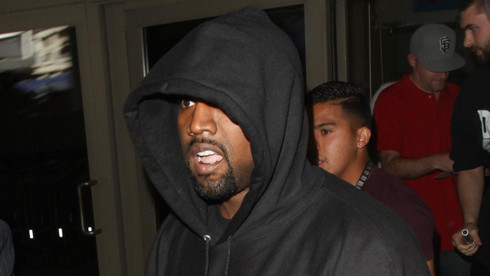 Kanye West at LAX