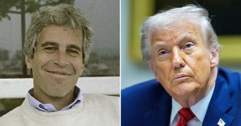 Photo of Jeffrey Epstein and Donald Trump