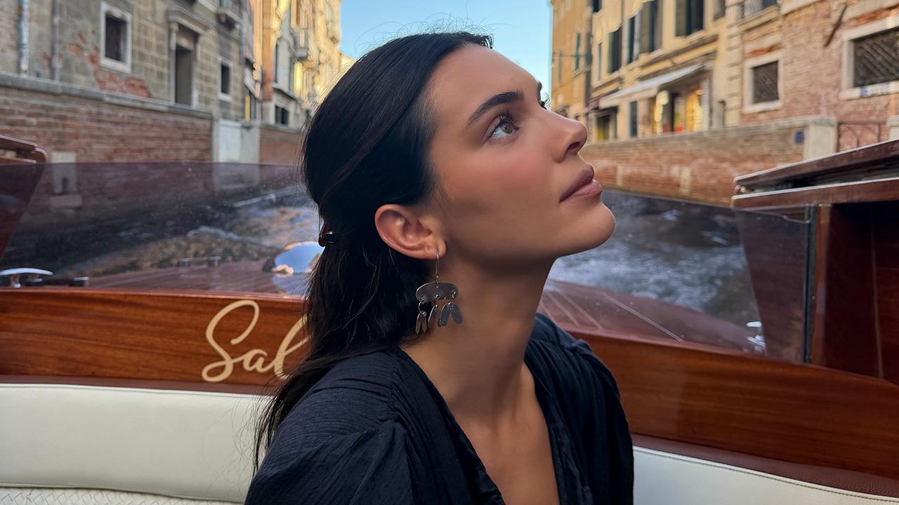 Image of Kendall Jenner made her first appearance at the Venice Film Festival.