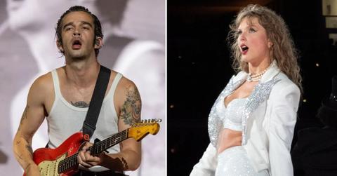 Composite photo of Matty Healy and Taylor Swift
