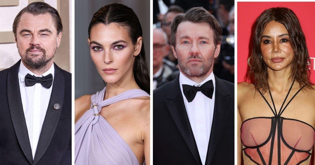 image of The actor was with girlfriend Vittoria Ceretti and friends Joel Edgerton and Christine Centenera.